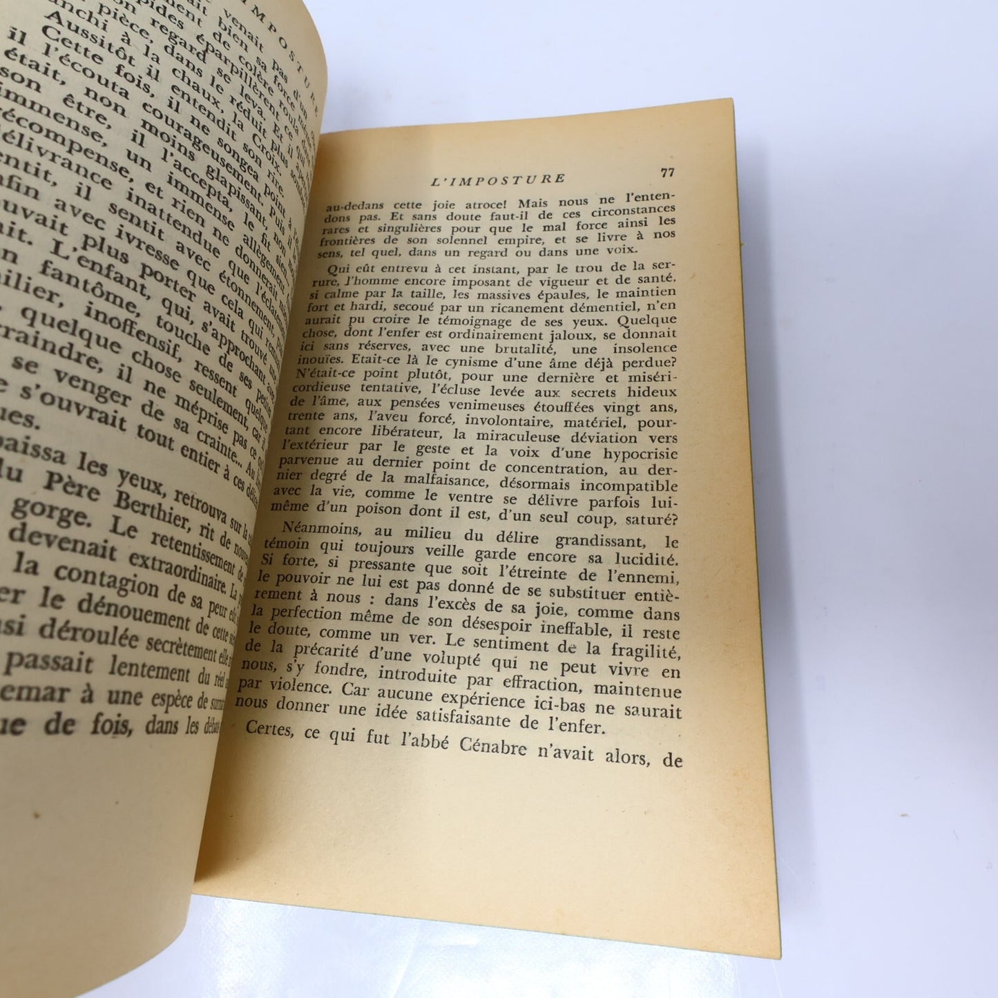 Georges Bernanos Lot 9 Livres Poche Dialogues d'Ombres/L'Imposture/Un Crime 60s