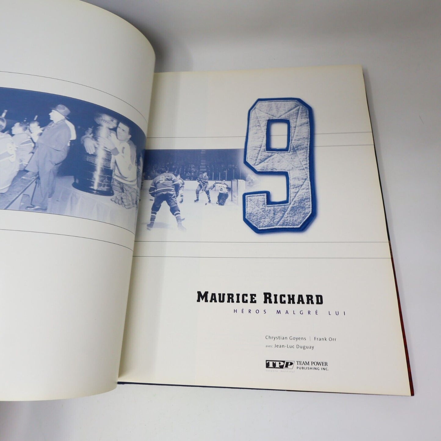 2000 Maurice Richard Héros Malgré Lui Orr/Goyens Hockey Sports Canadiens HC DJ