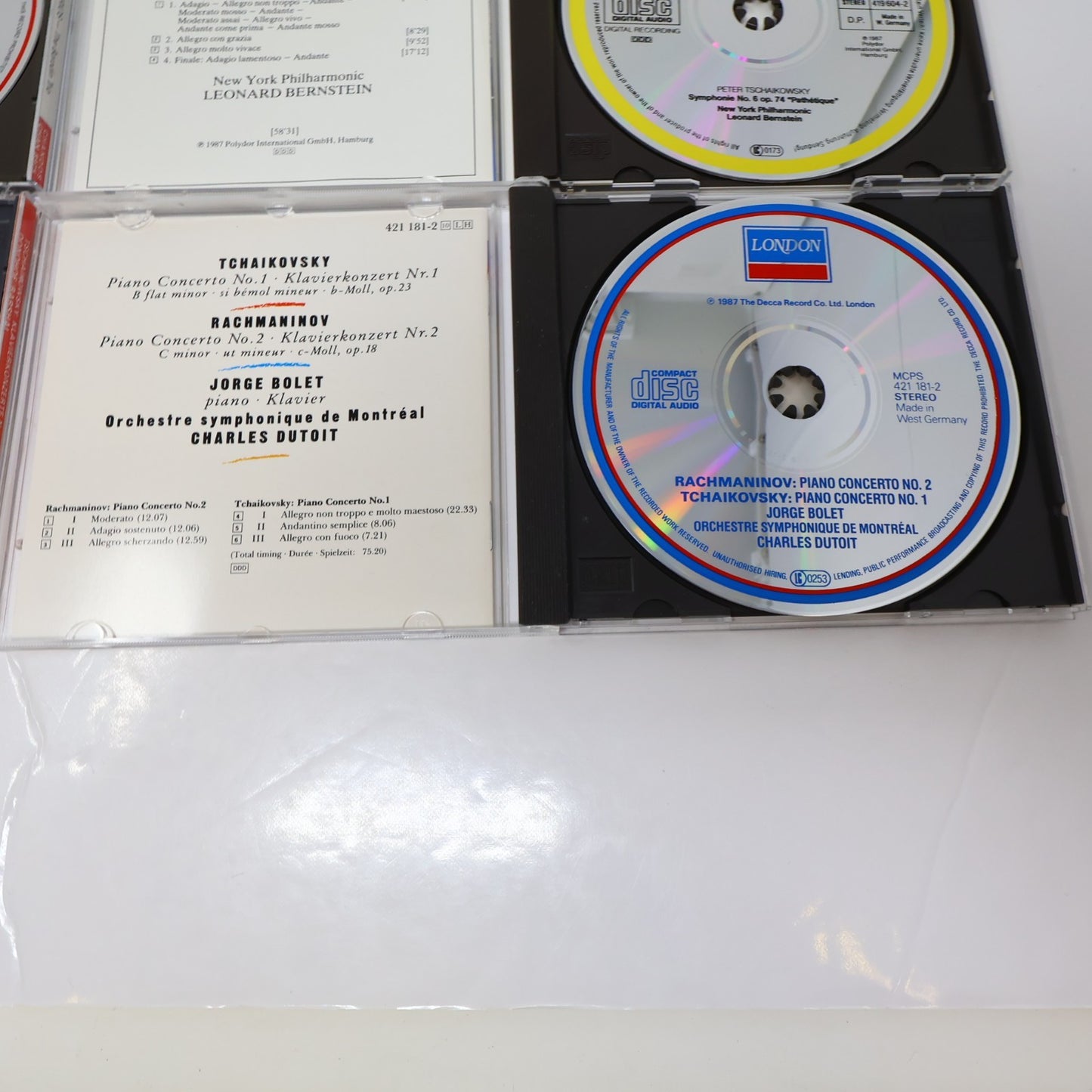 Tchaikovsky 13 CD Lot Sir Georg Solti/Charles Dutoit/Kyung Wha Chung/Jansons