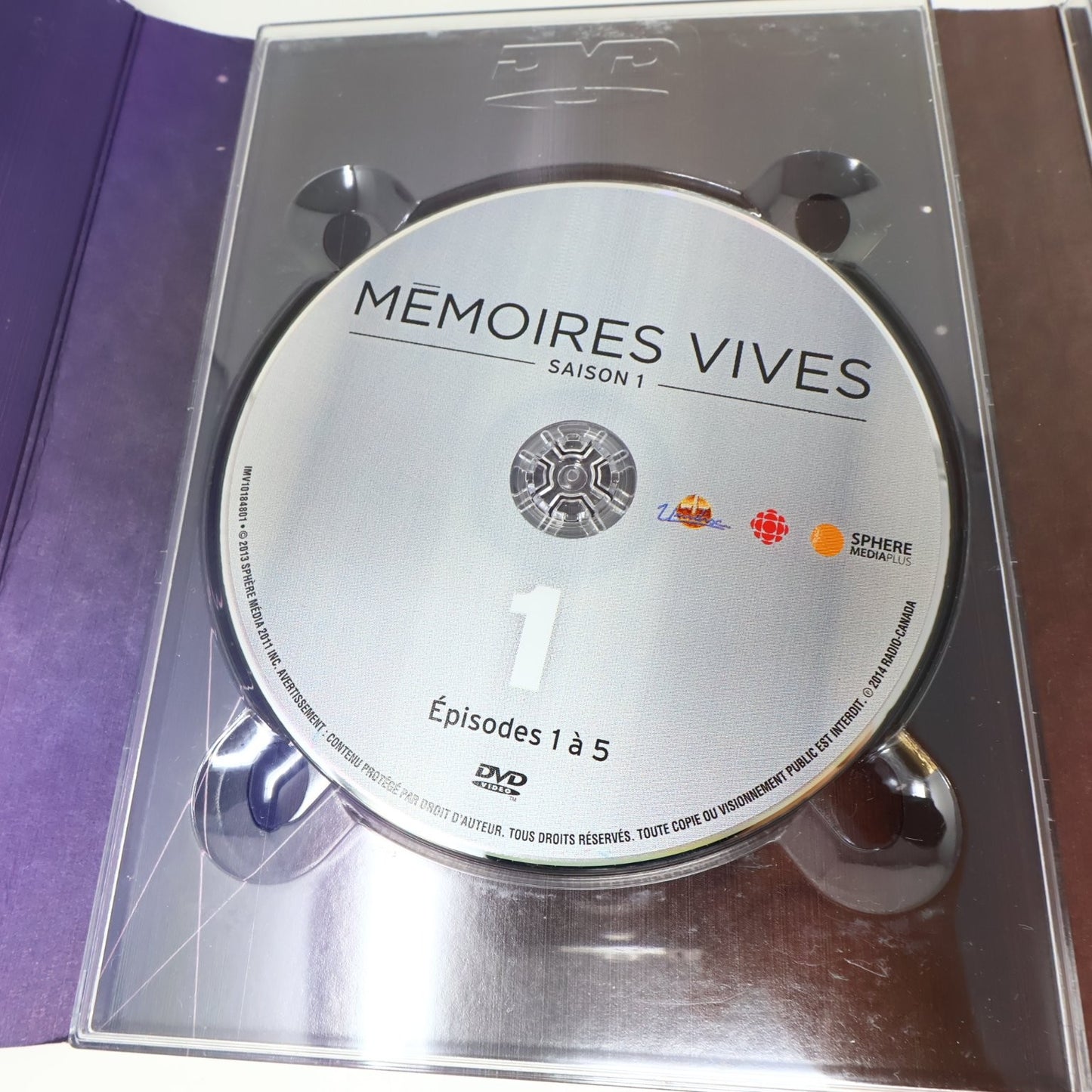 Mémoires Vives Saison 1 DVD 2013 Québec Drame Marie-Thérèse Fortin/Gilles Renaud