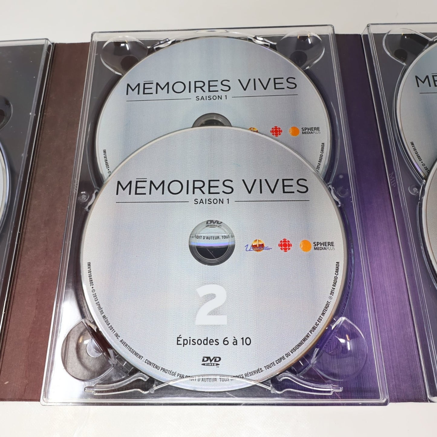 Mémoires Vives Saison 1 DVD 2013 Québec Drame Marie-Thérèse Fortin/Gilles Renaud