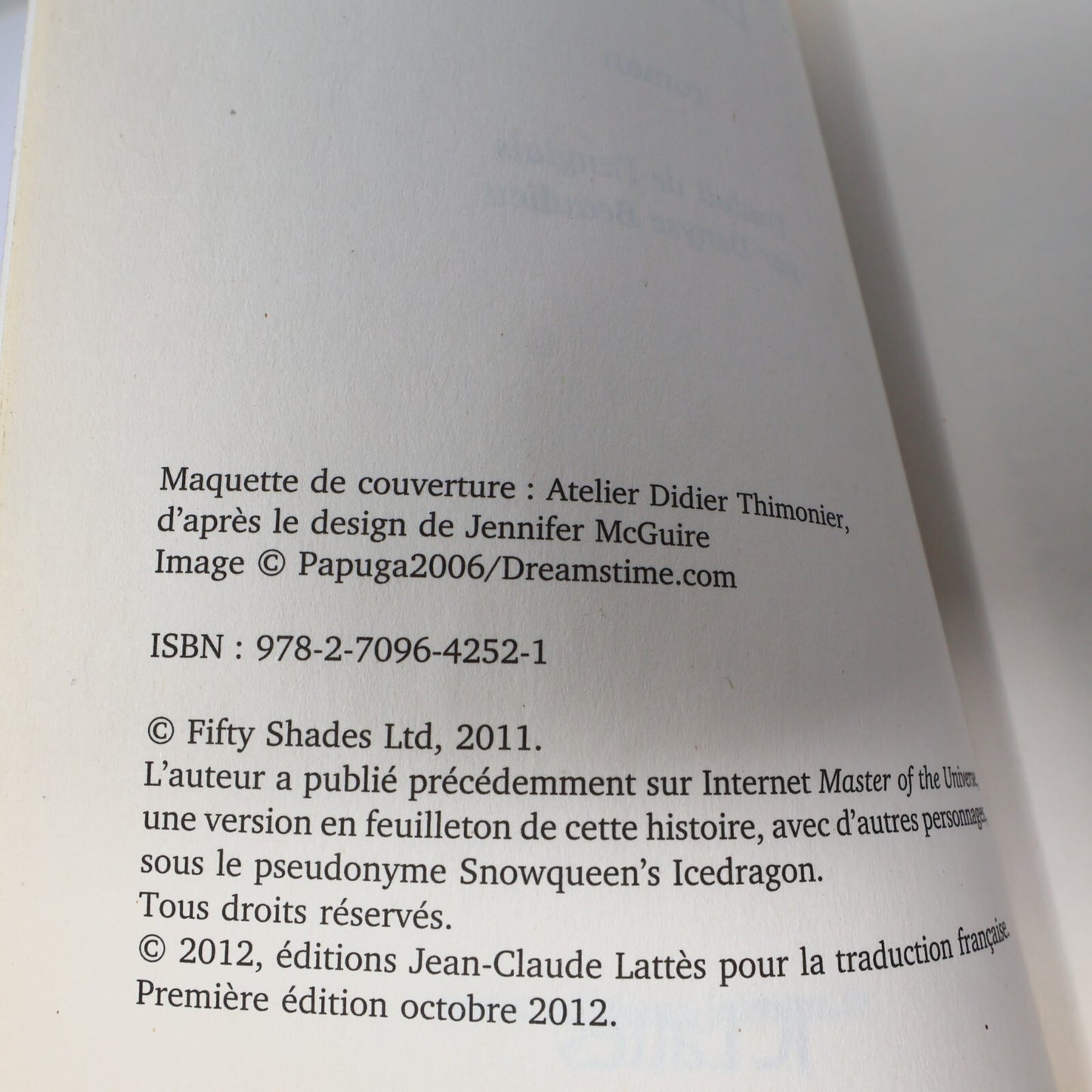 Cinquante Nuances de Grey/Plus Sombres/Plus Claires Lot 3 Livres E. L. James PB