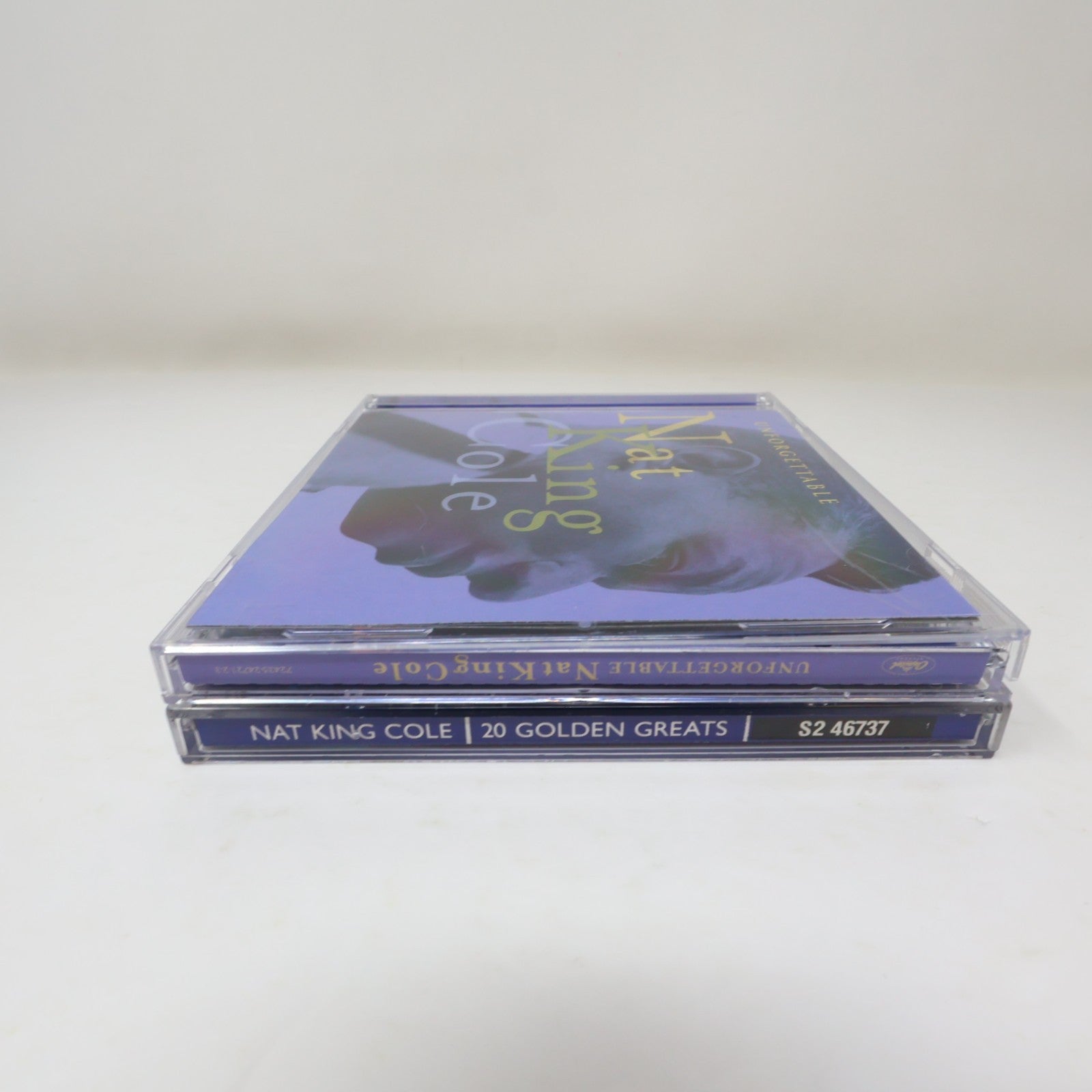 Nat King Cole 2 CDs Lot Unforgettable Nat King Cole/20 Golden Greats Jazz