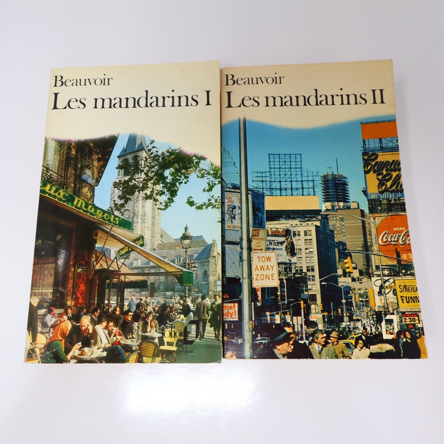Simone de Beauvoir Lot 4 Livres La Force des Choses 1-2/Les Mandarins 1-2 Roman