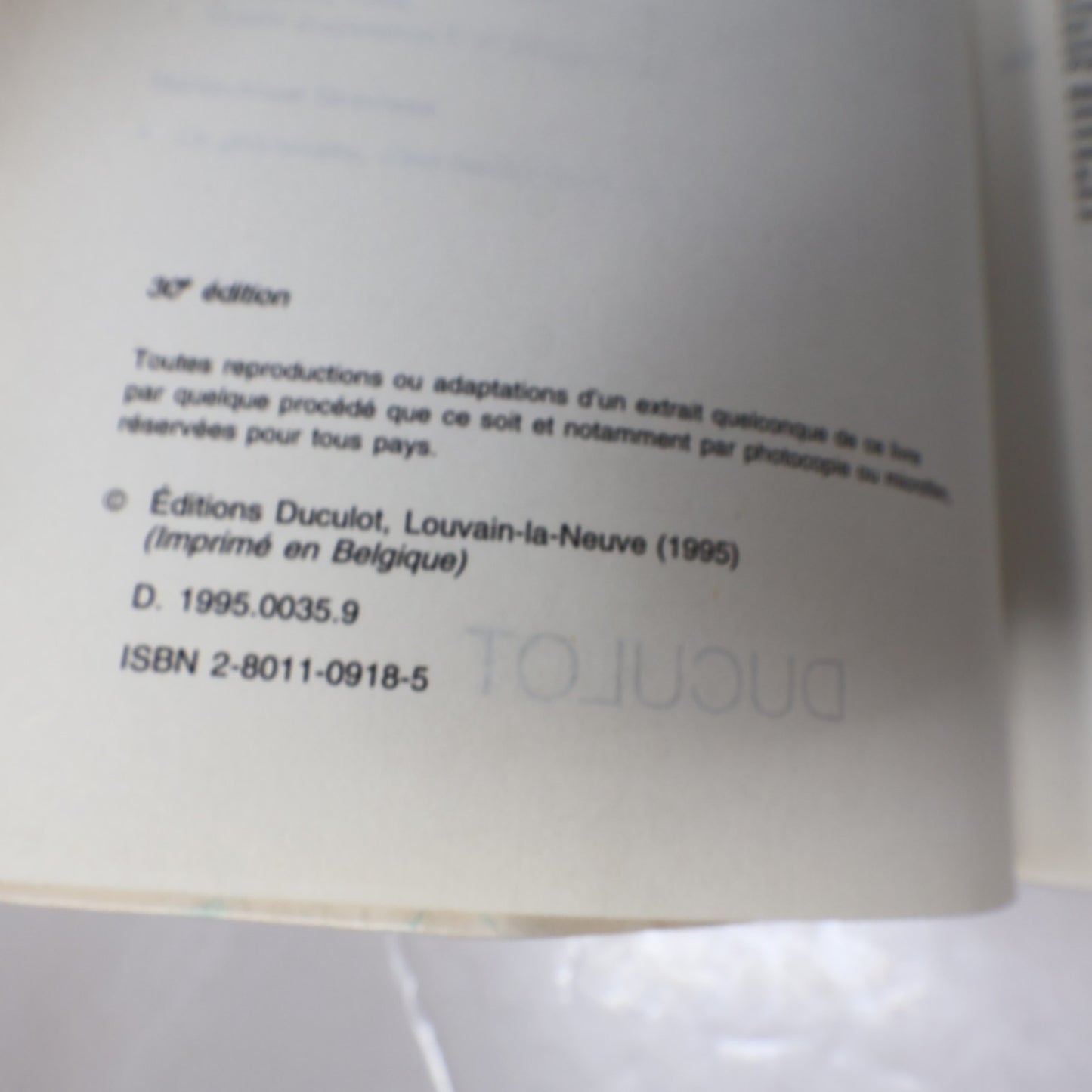 Précis de Grammaire Française Maurice-Grevisse Duculot 1995 PB French Éducation