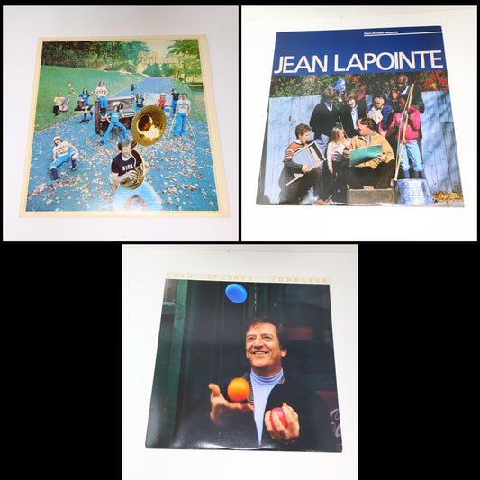 Jean Lapointe Lot 3 Disques Jongleur/Si On Chantait/Chante la ta Chanson Record