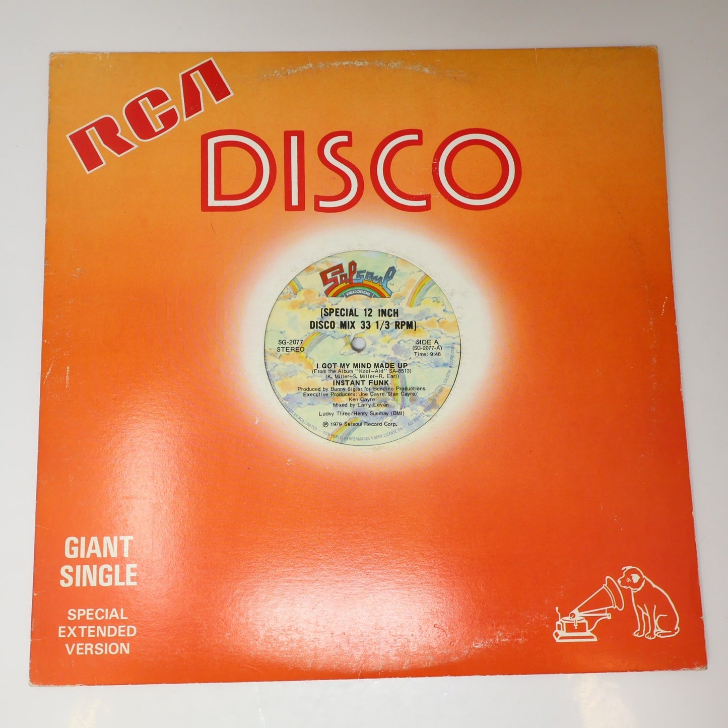 Instant Funk I Got My Mind Made Up Record 12" Disco Single Mix Salsoul SG-2077