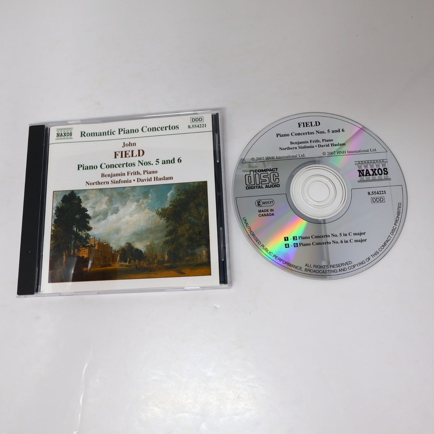John Field CD Piano Concertos #5-6 Benjamin Frith/Northern Sinfonia/David Haslam