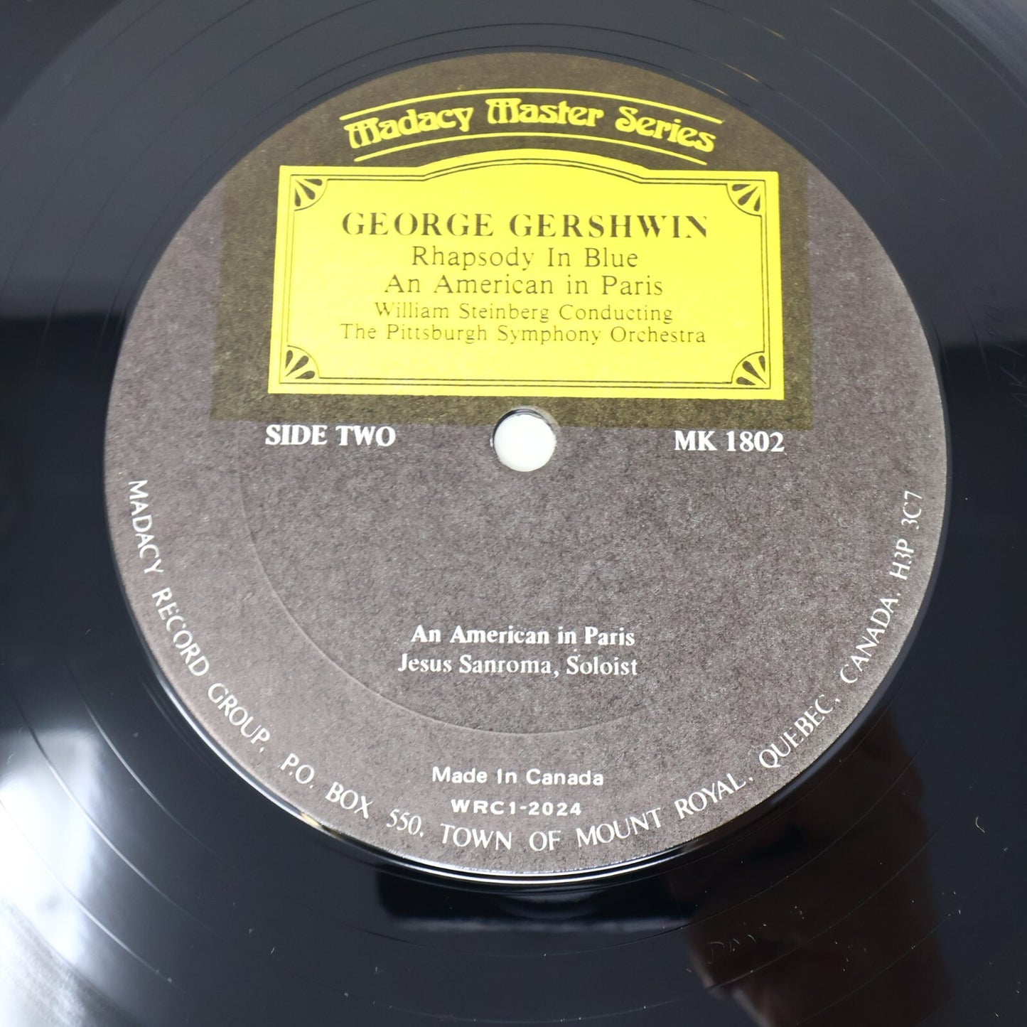 George Gershwin Rhapsody In Blue An American In Paris LP Record Vinyl MK 1802