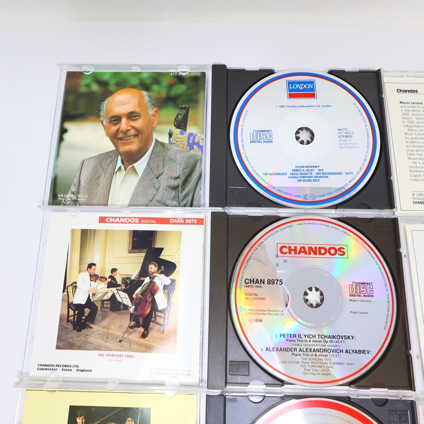 Tchaikovsky 13 CD Lot Sir Georg Solti/Charles Dutoit/Kyung Wha Chung/Jansons