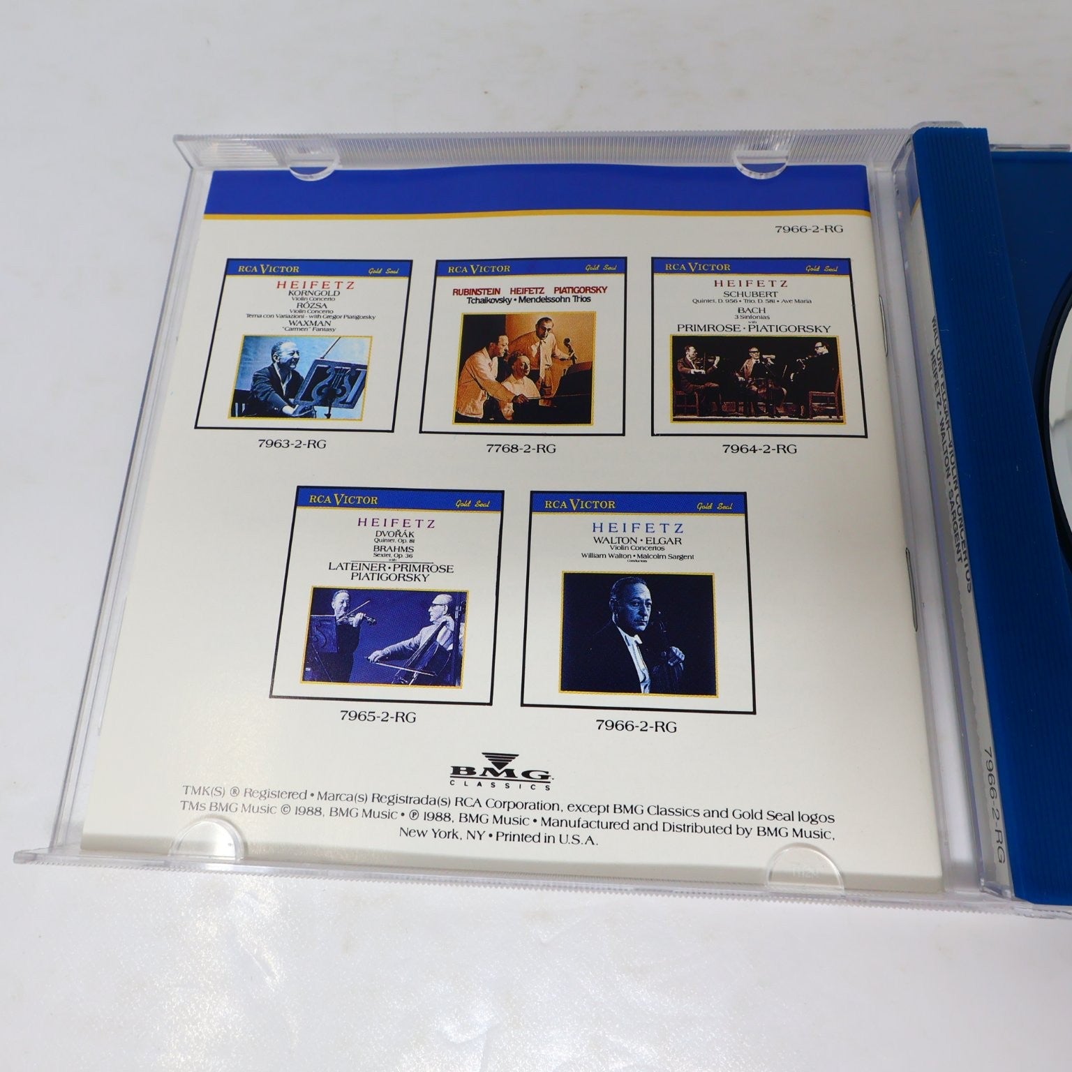Walton Violin 3 CD Lot Violin/Viola Concertos/Symphony #1 Nigel Kennedy Prévin