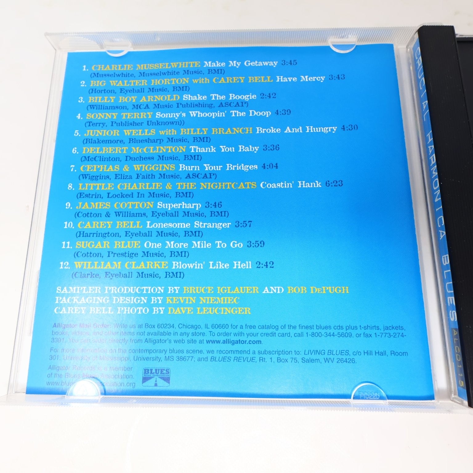 Crucial Harmonica Blues & Crucial Chicago Blues 2003 Alligator 2 CD Lot Blues