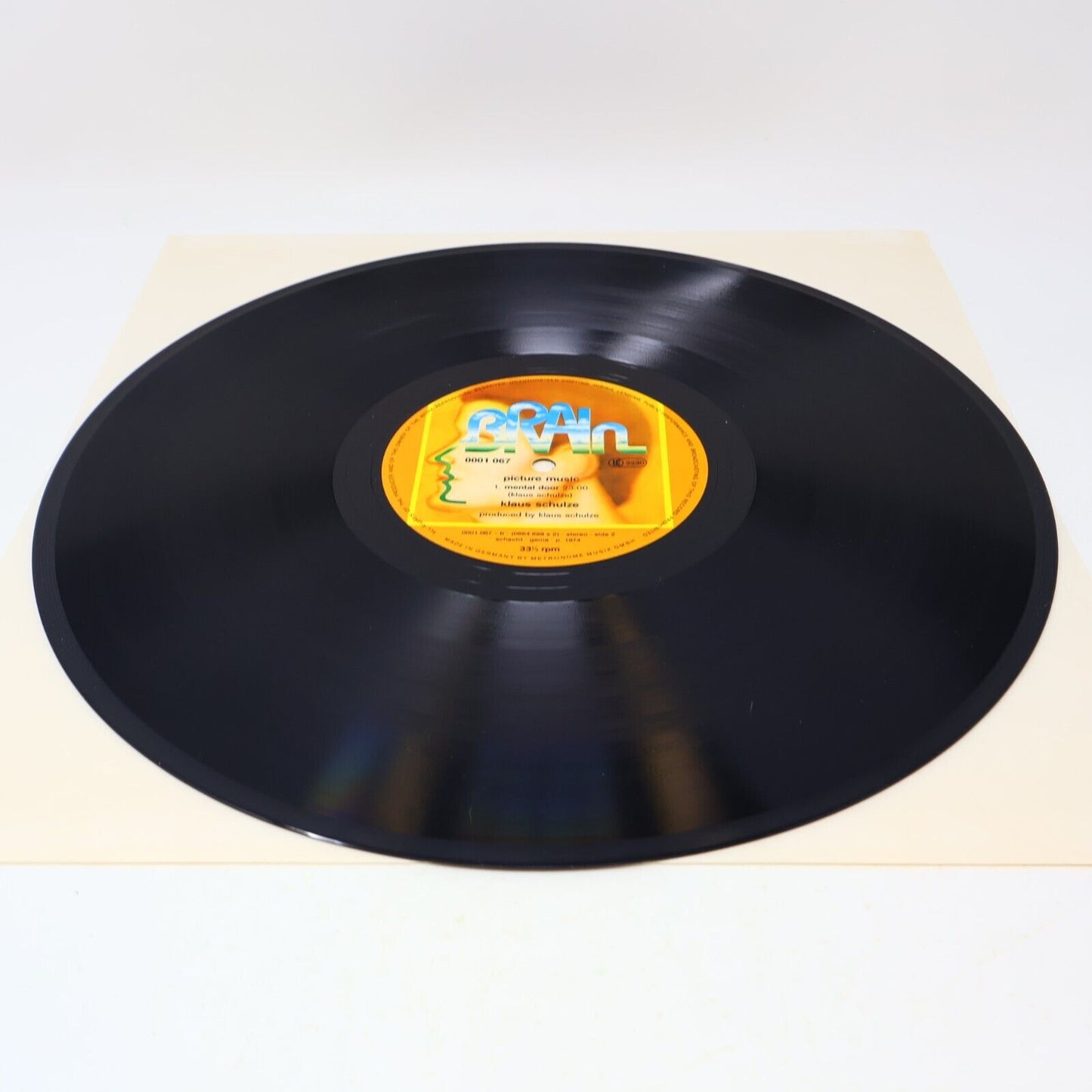 Klaus Schulze Picture Music LP Record Vinyl 1970s Germany Electronic BRAIN 1067