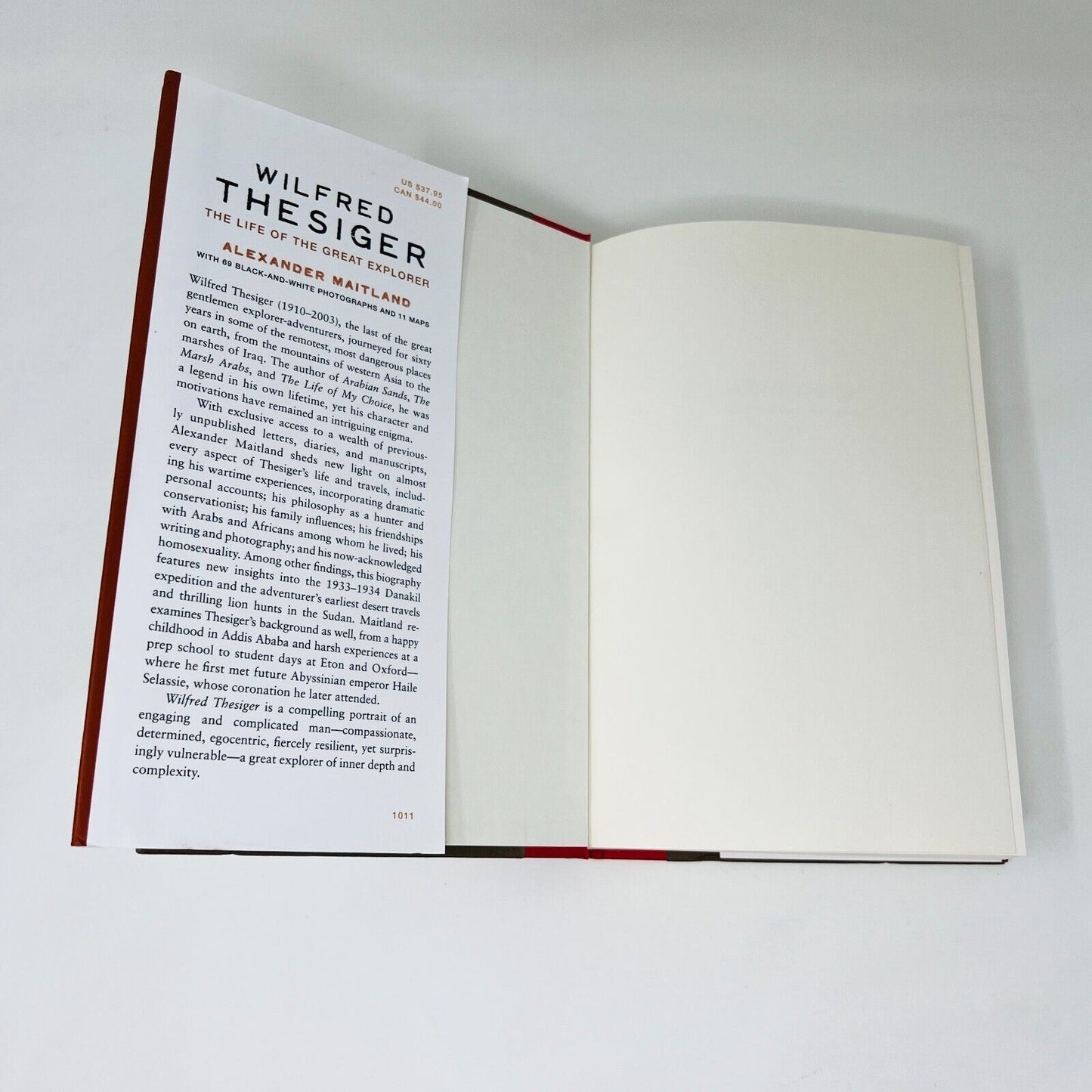 2006 Wilfred Thesiger The Life of the Great Explorer by Alexander Maitland HC DJ
