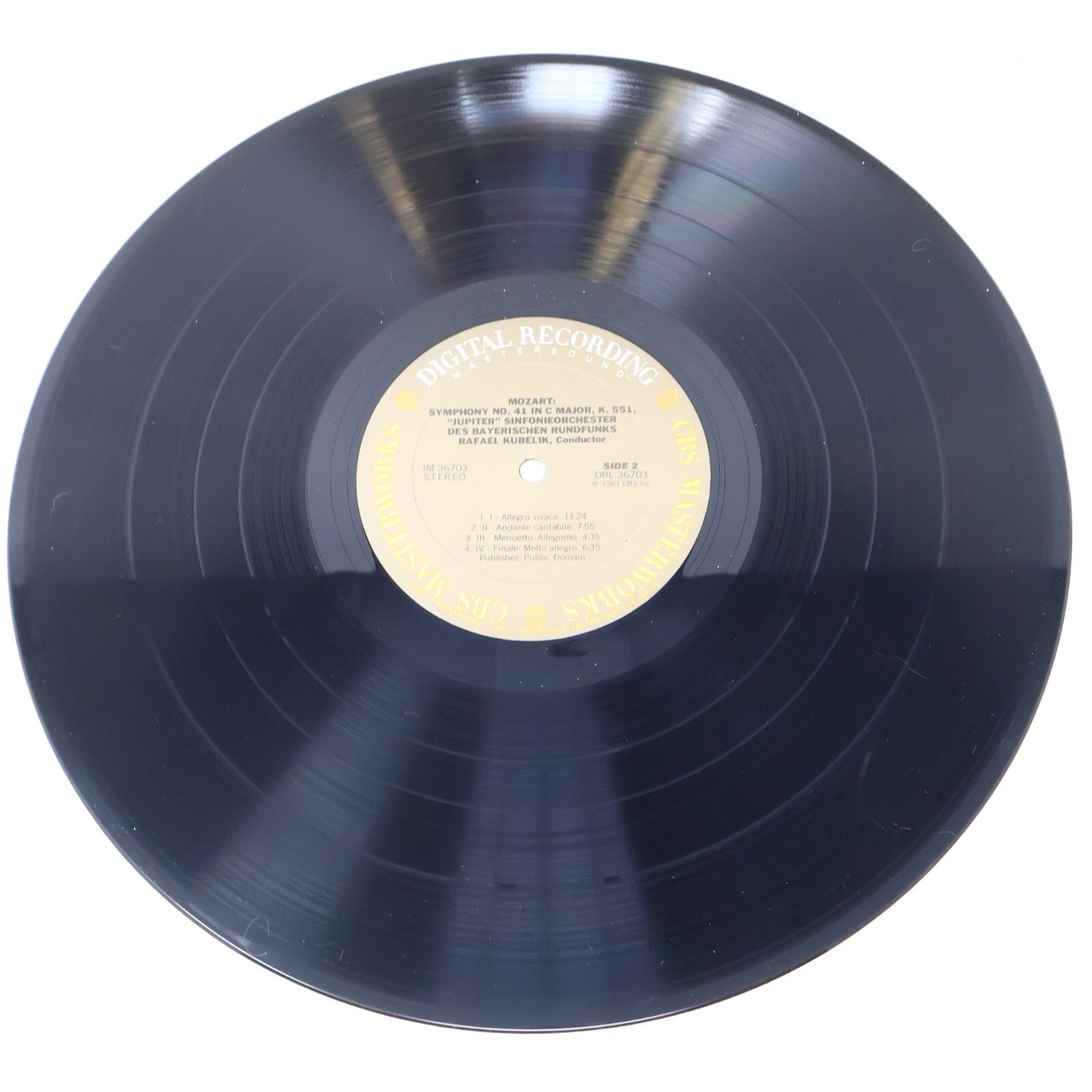 Kubelik/Mozart Symphony #40 K 550 #41 K 551 Bayerischen LP Record Vinyl IM 36703