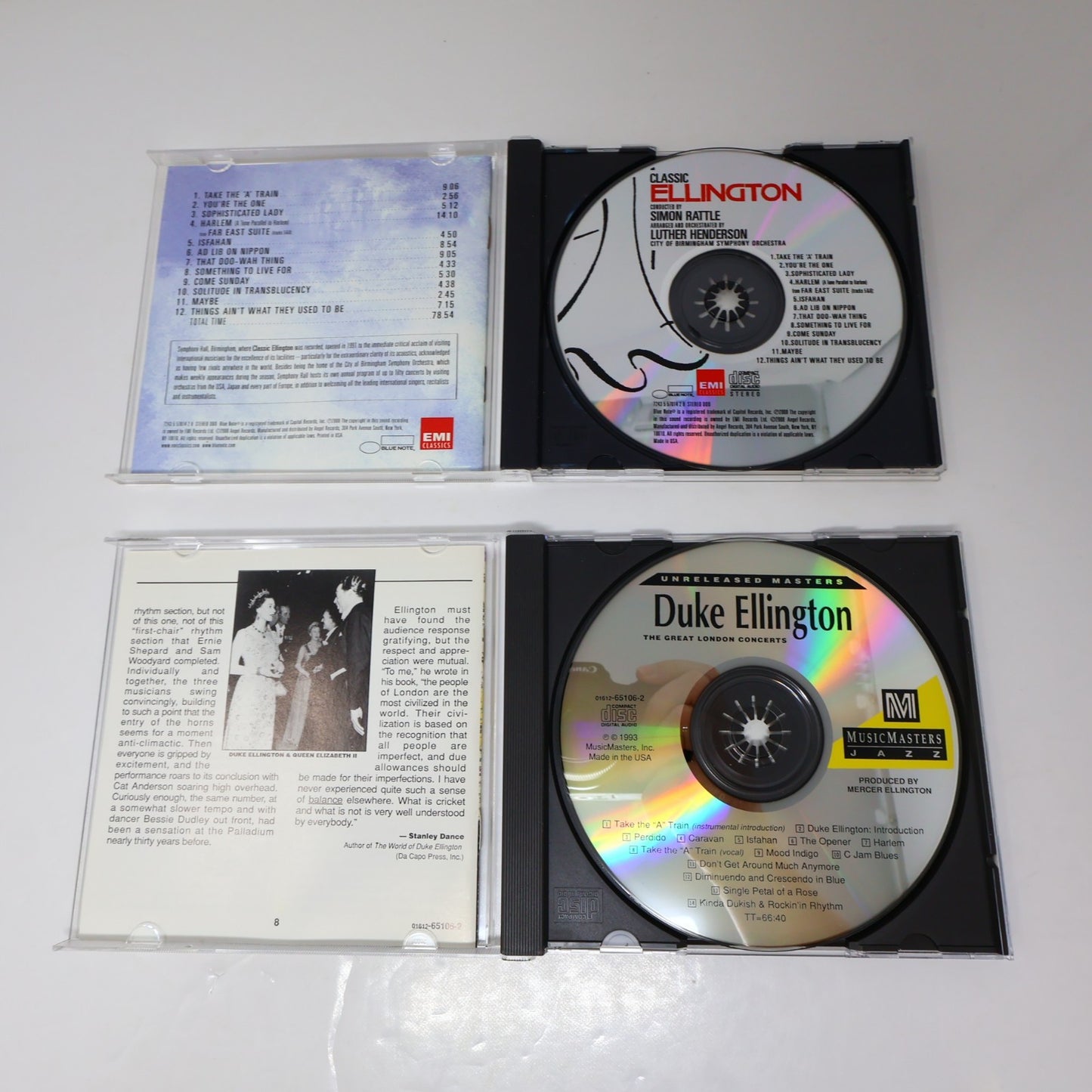 Duke Ellington 8 CD Lot Live at the Blue Note/Anthology/Take the A Train/Classic