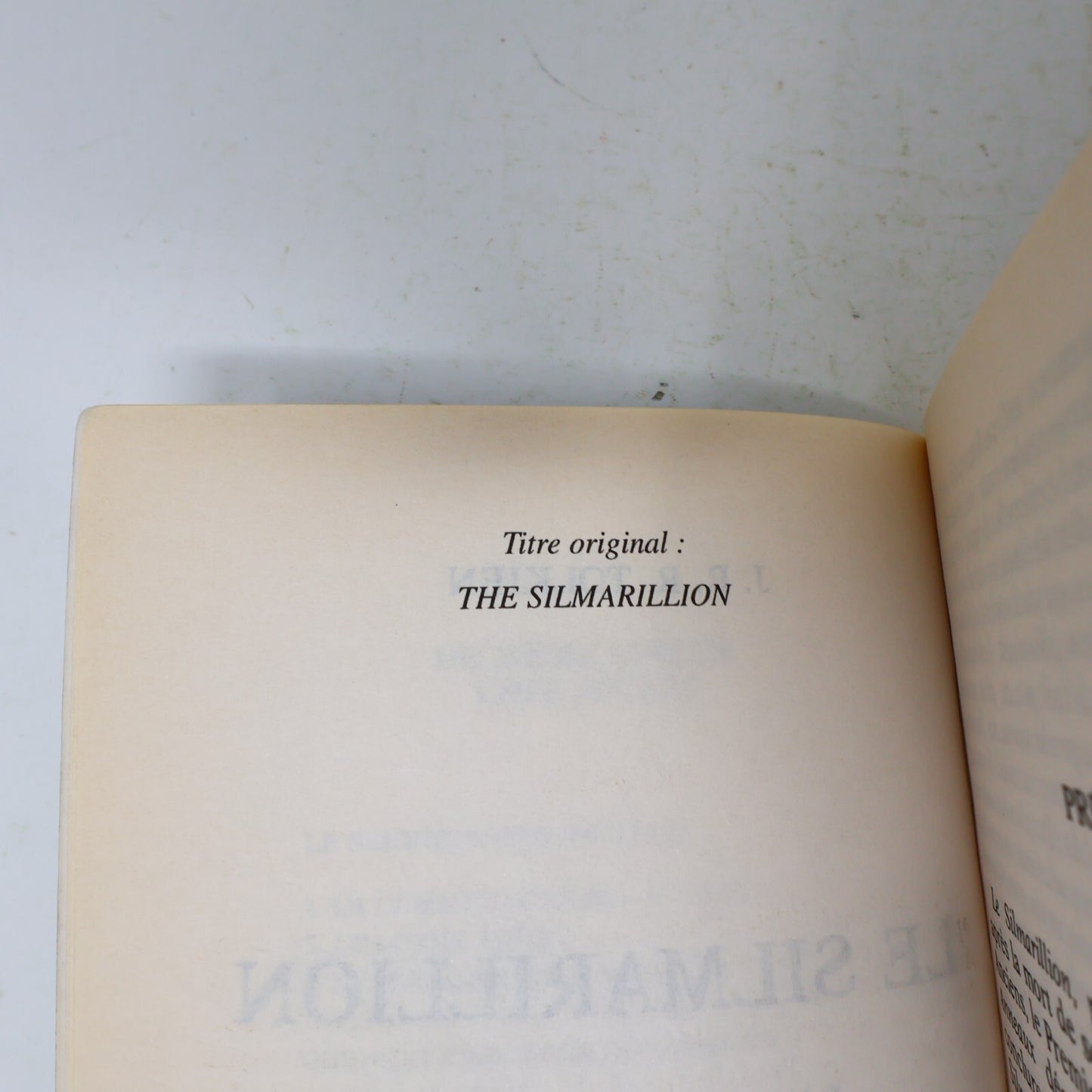 Le Seigneur des Anneaux #1-3 Série Complète Lot 4 Livres Tolkien Silmarillion PB
