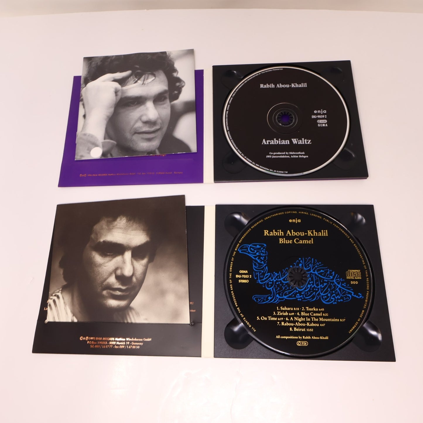 Rabih Abou-Khalil 3 CD Lot Enja Arabian Waltz/Blue Camel/The Sultan's Picnic