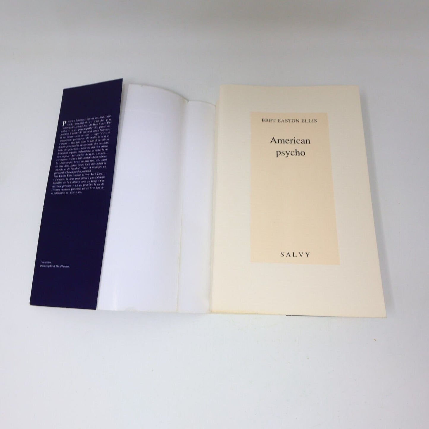 1992 American Psycho Bret Easton Ellis Horreur Thriller Salvy Français French PB