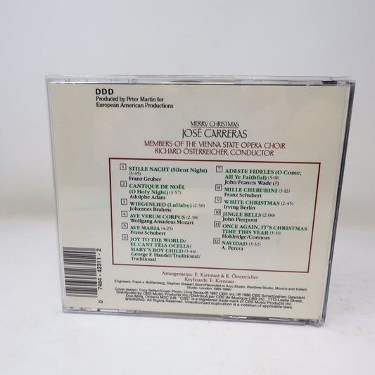 José Carreras - Merry Christmas CD 1987 Vienna Choir Classical CBS