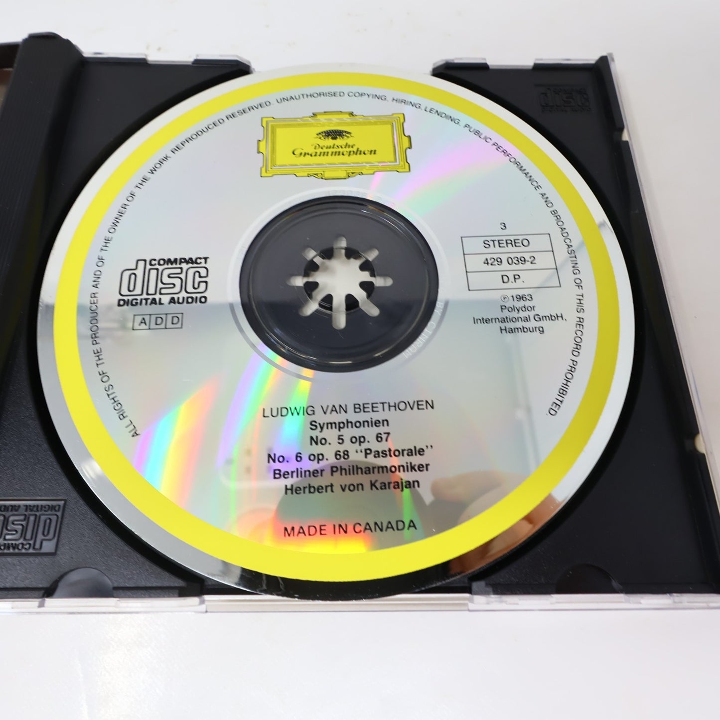Beethoven Karajan #1-2 Symphonies 1-9 Lot 2 CD Boxset Deutshe Grammophon Tested