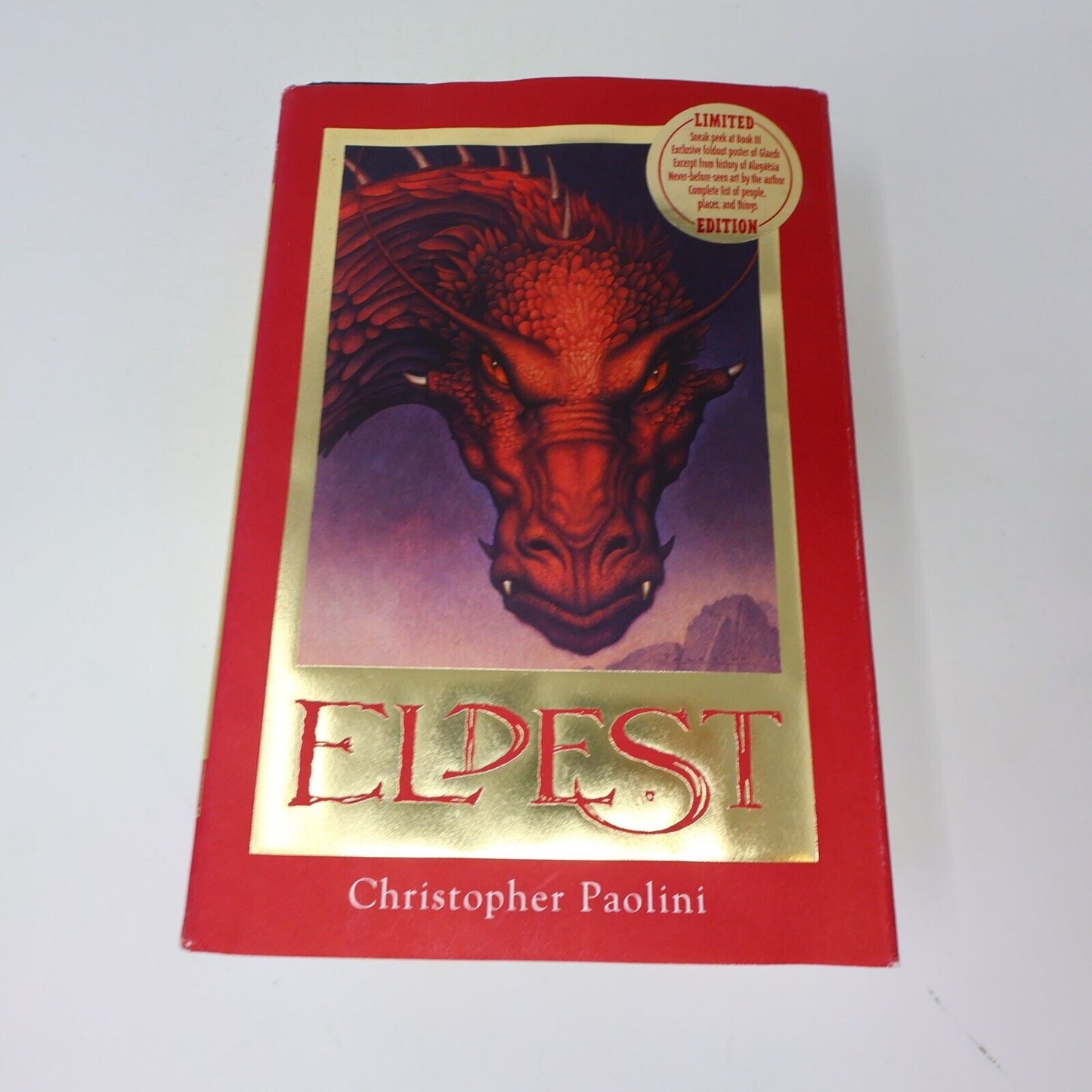 Eragon Inheritance #1-4 Lot 4 Books Christopher Paolini Knopf Hardcover 2000s HC