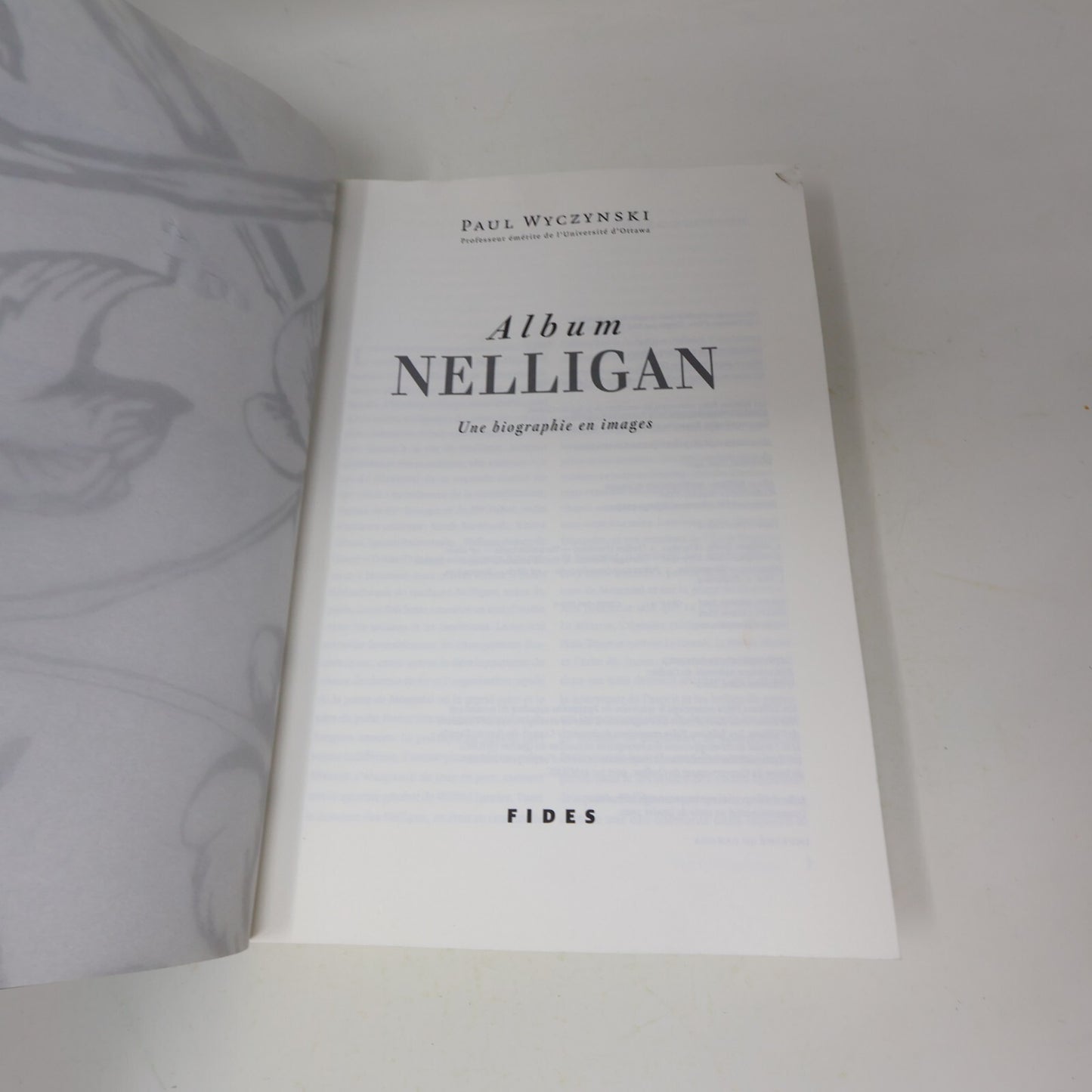 2002 Album Nelligan une Biographie en Images Paul Wyczynski Littérature Québec