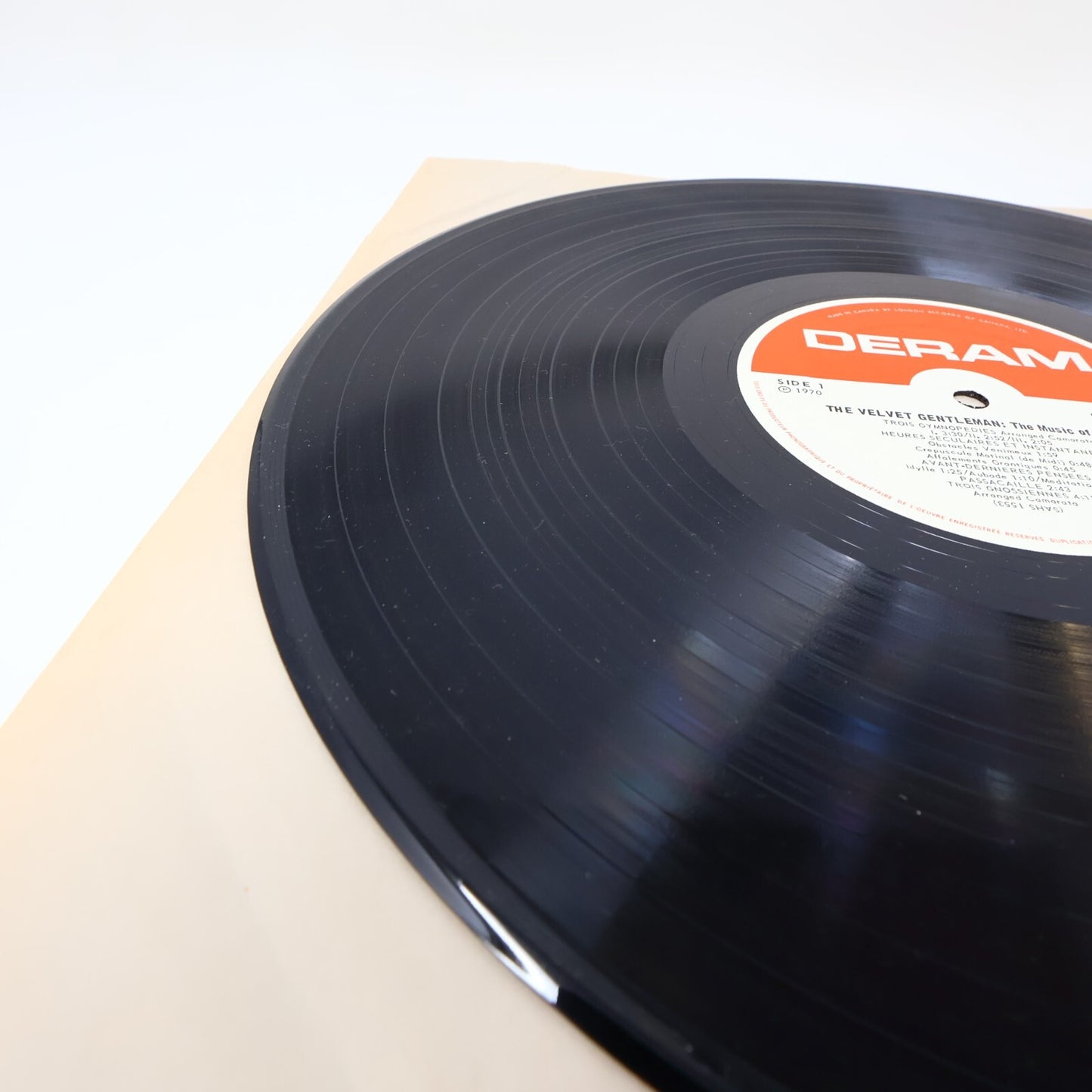 The Velvet Gentleman The Music Of Erik Satie Camarata LP Record Vinyl DES 18036