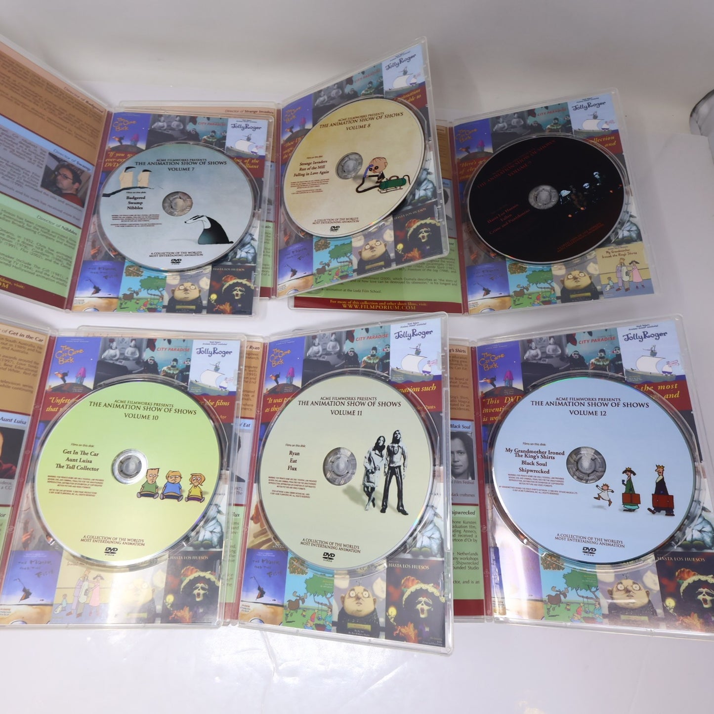 The Animation Show of Shows Box Set 1-2-3 DVD Filmporium 54 Animated Short Films
