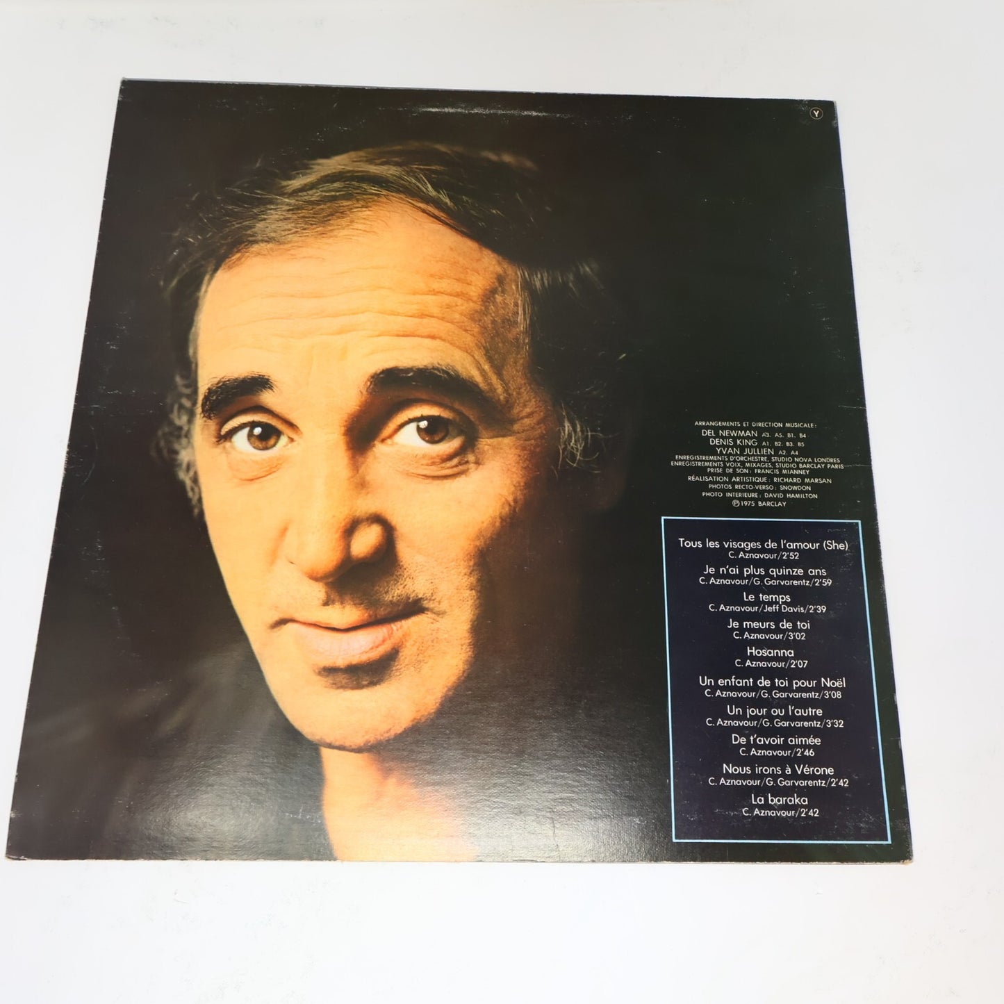 Charles Aznavour Lot 4 Disques Idiote je T'Aime/Visages de L'Amour/Désormais LP