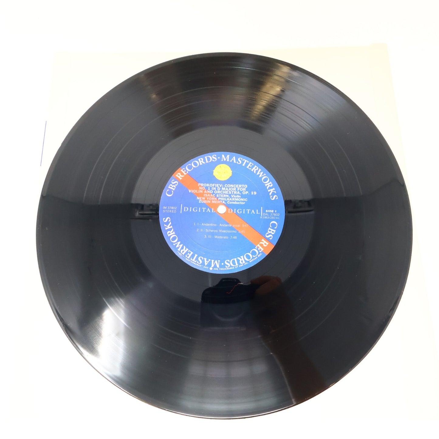 Isaac Stern Prokofiev Zubin Mehta Violin Concertos 1 & 2 Record Vinyl IM 37802