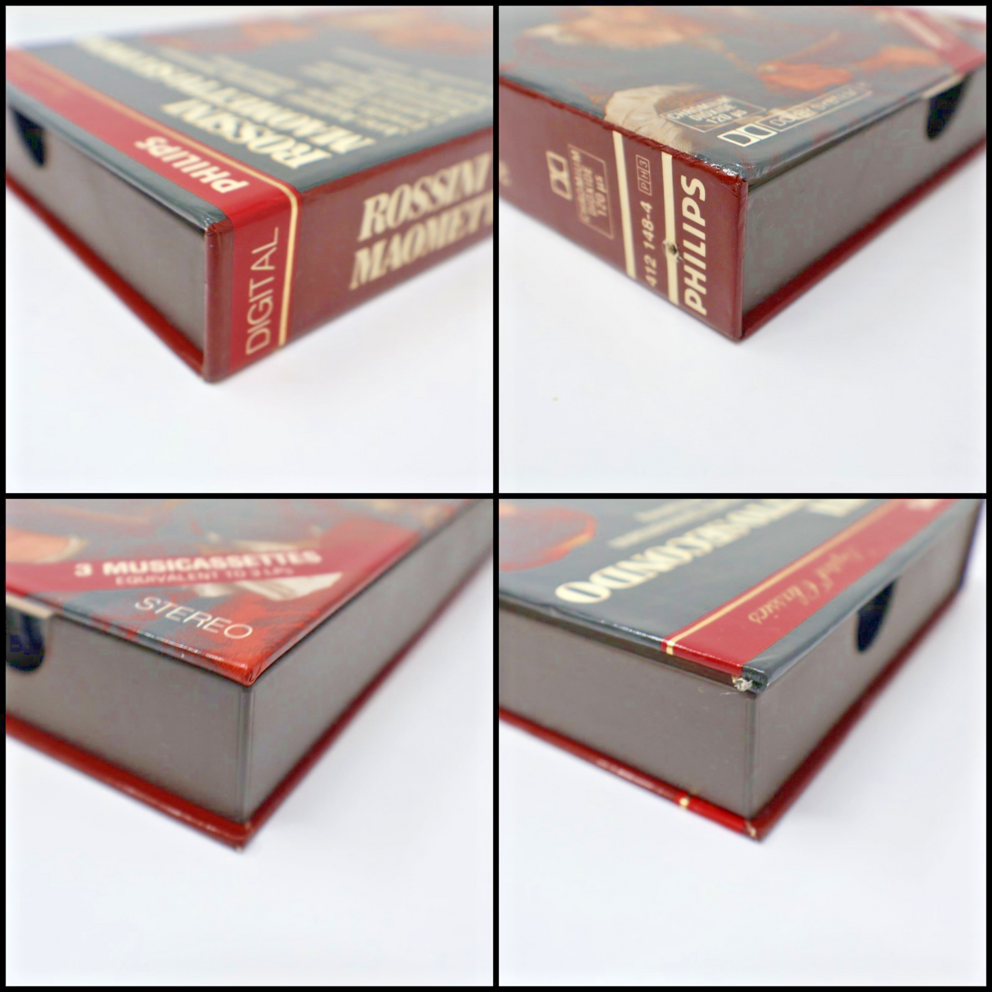 Rossini Maometto Secondo Cassette Box Claudio Scimone/Philharmonia/June Anderson