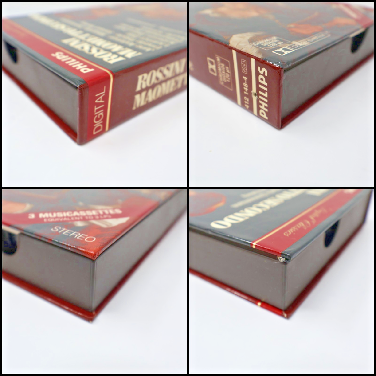 Rossini Maometto Secondo Cassette Box Claudio Scimone/Philharmonia/June Anderson