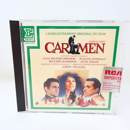 Carmen CD Bizet Lorin Maazel Placido Domingo/Julia Migenes Johnson 80s French
