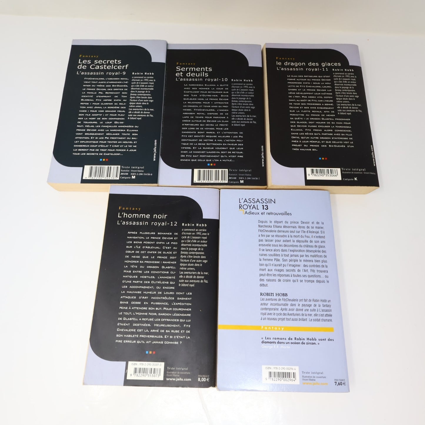 L'Assassin Royal #1-13 Série Complète Lot 13 Livres Robin Hobb J'ai Lu Fantasy