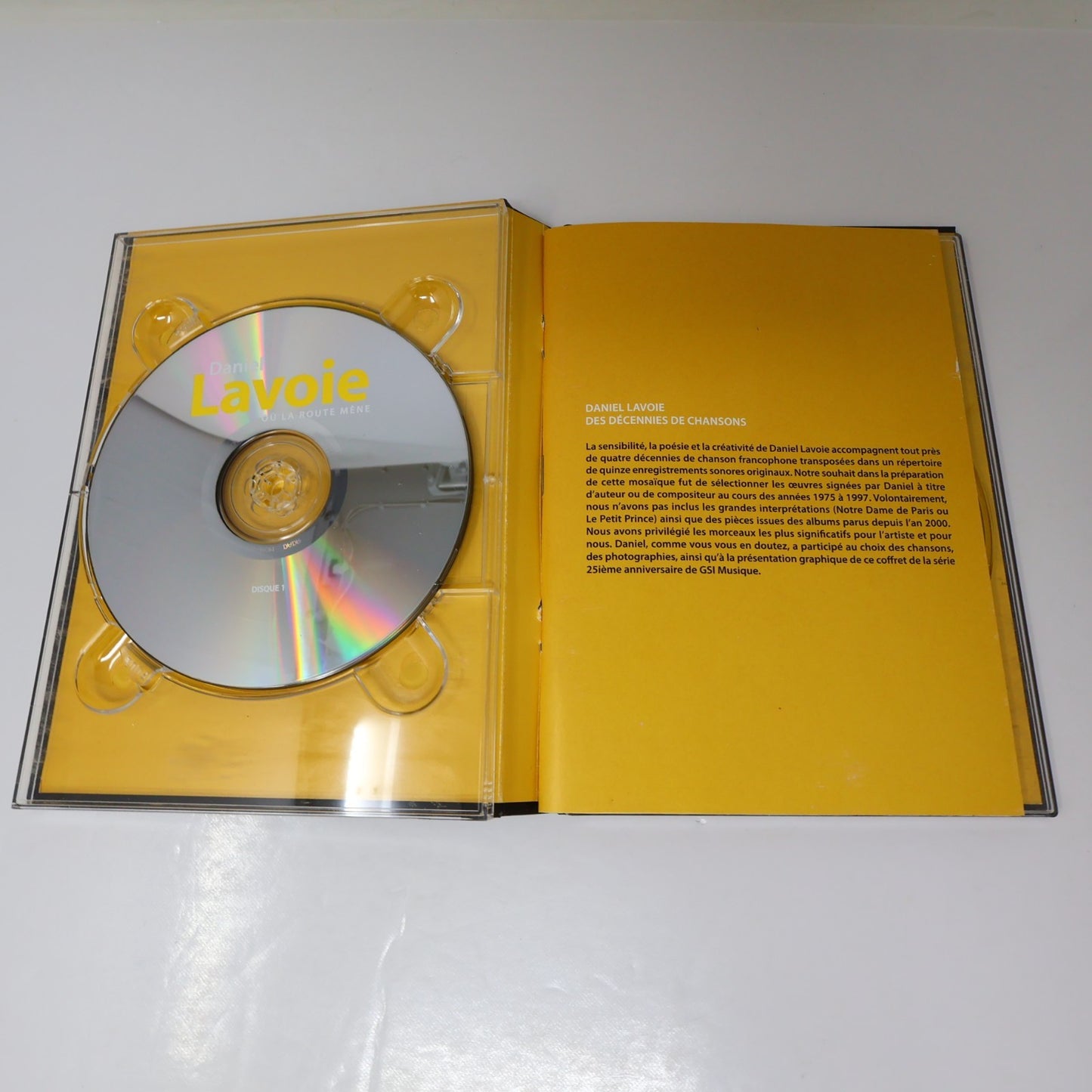 Où la Route Mène de Daniel Lavoie CD/DVD 2016 Tension Attention!/Pape du Rap