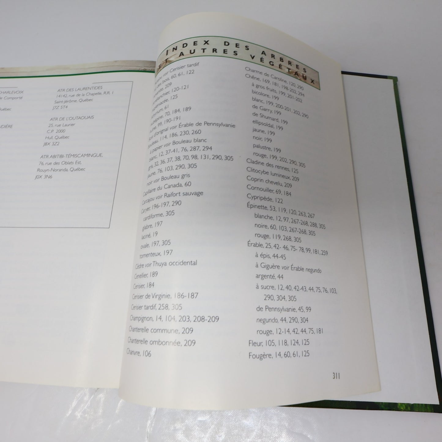 Guide de la Forêt Québécoise André Croteau De L'homme 1996 HC Arbres Nature 90s
