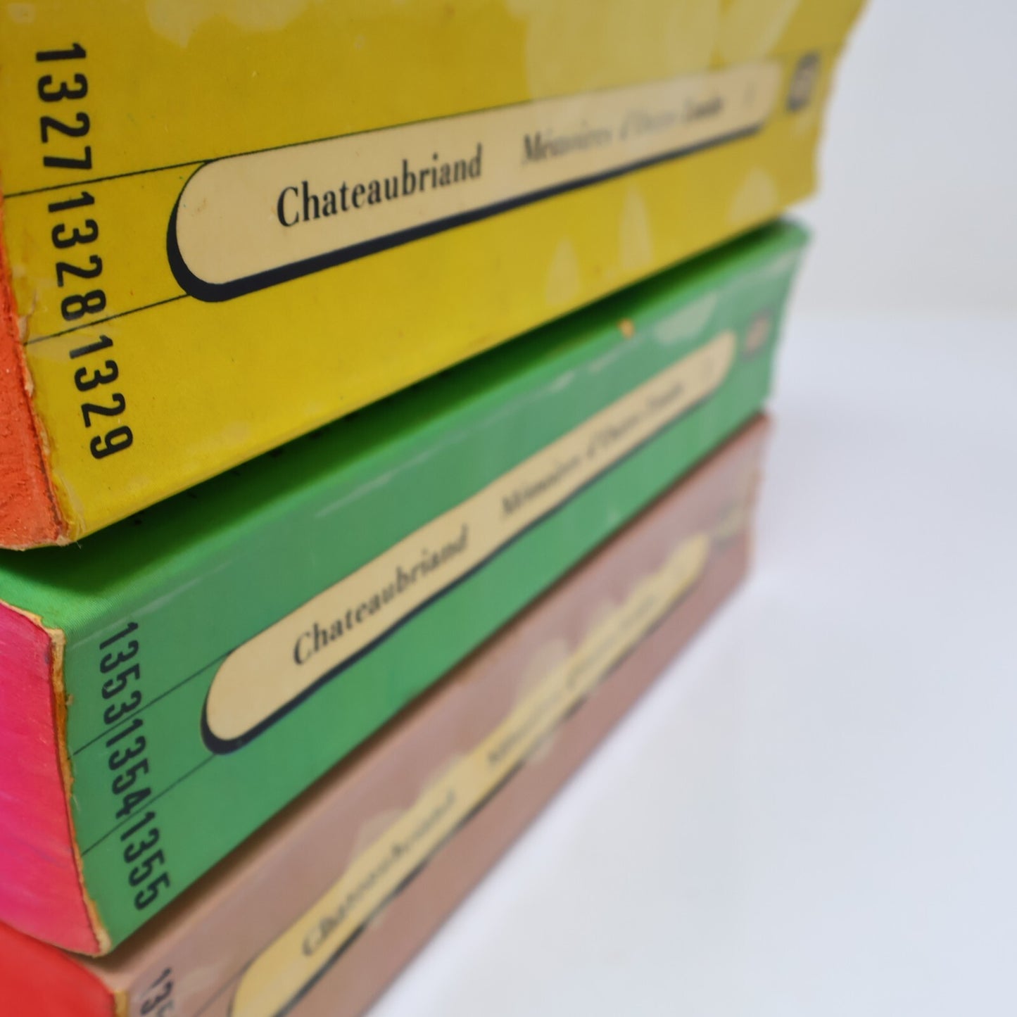 Mémoires d'Outre-Tombe #1-2-3 Lot 3 Livres Poche Chateaubriand Biographie France