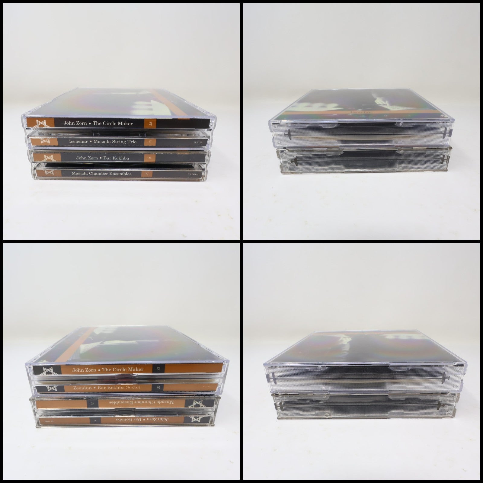 The Circle Maker/Bar Kokhba 2 CDs Lot John Zorn/Masada Chamber Ensembles Tzadik