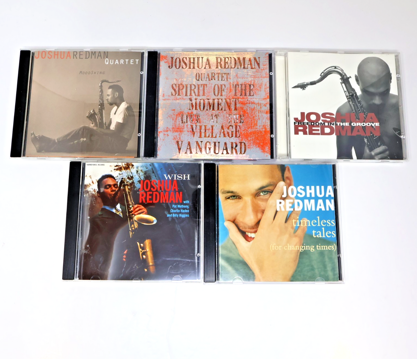 Joshua Redman 5 CD Lot MoodSwing/Wish/Timeless Tales/Freedom In The Groove 1990s