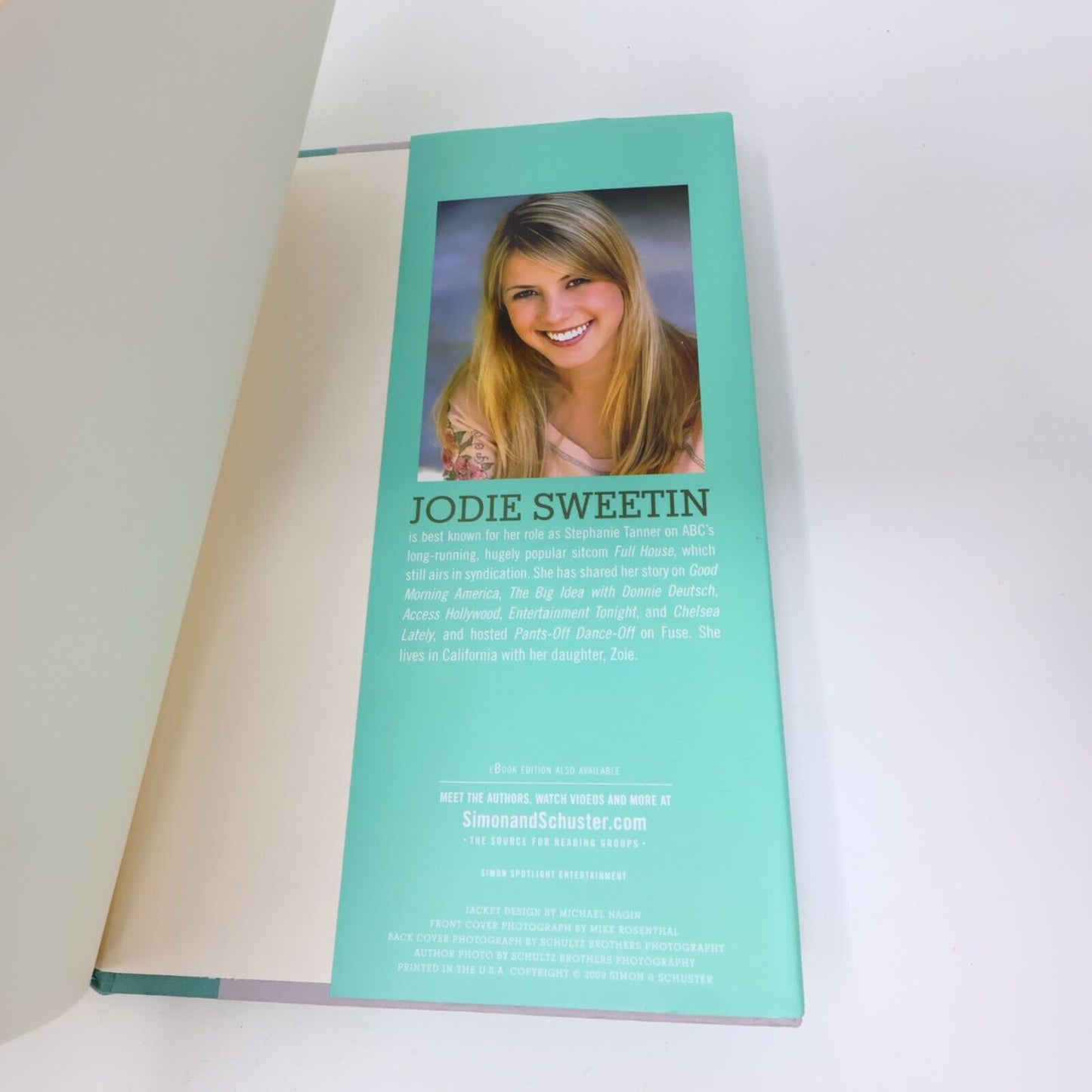 2009 Unsweetined a Memoir Jodie Sweetin Jon Warech Biography 1st Print Hardcover