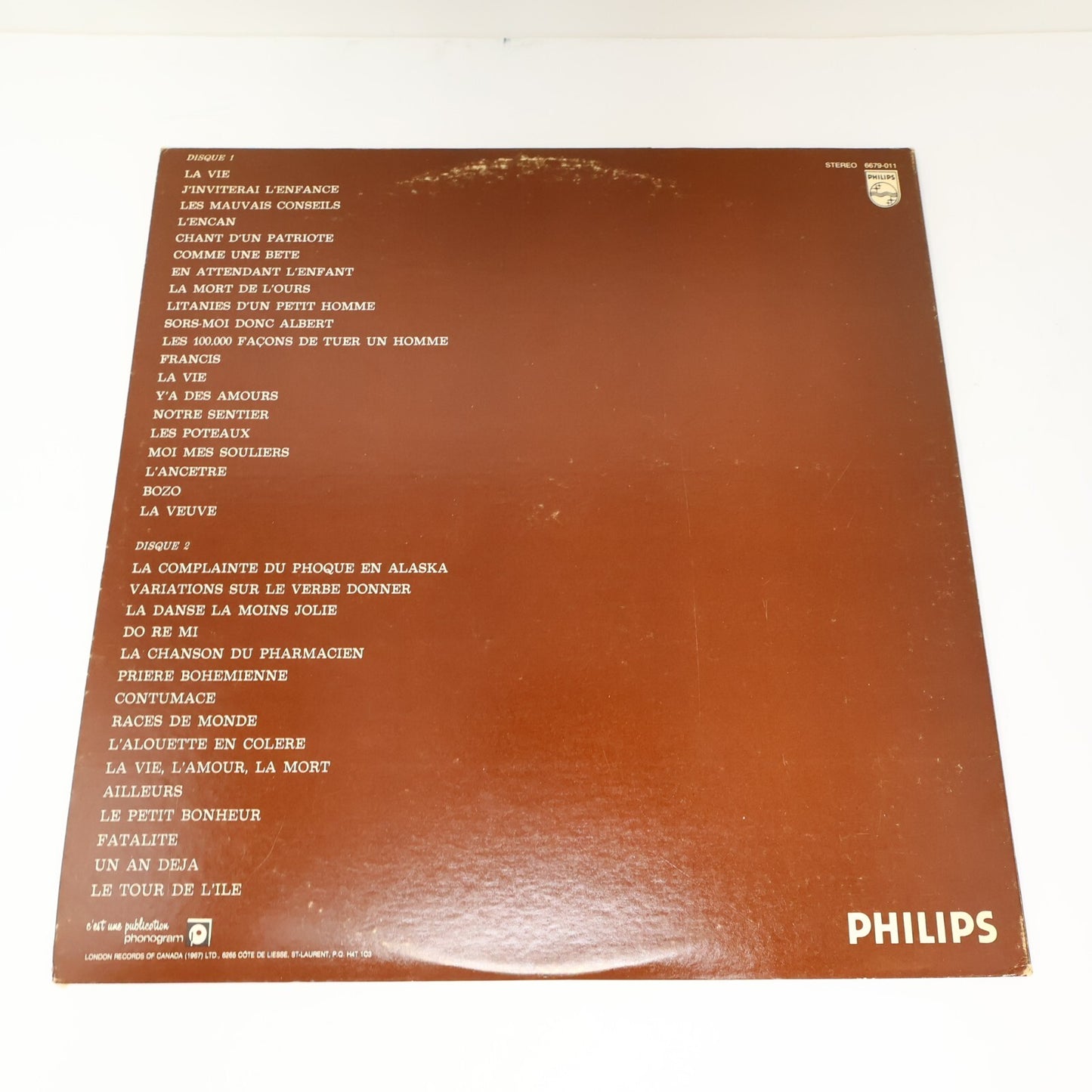 Félix Leclerc Lot 4 Disques Mon Fils/Chansons Dans La Mémoire Longtemps Record