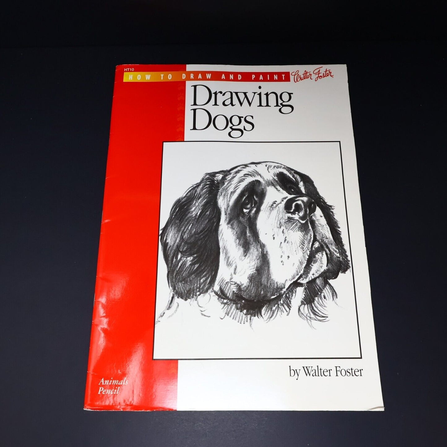 1997 How to Draw and Paint Drawing Dogs Animals Pencil by Walter T. Foster Art
