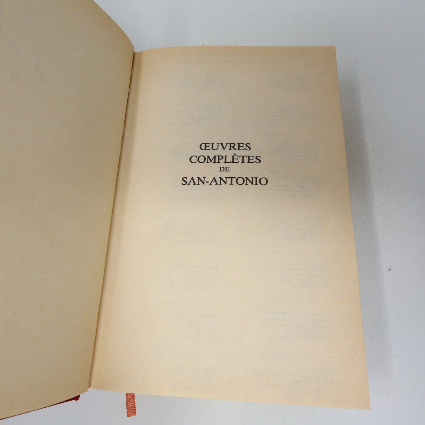 San Antonio Oeuvres Completes #XIX (19) 1979 Fleuve Noir Français Hardcover 70s