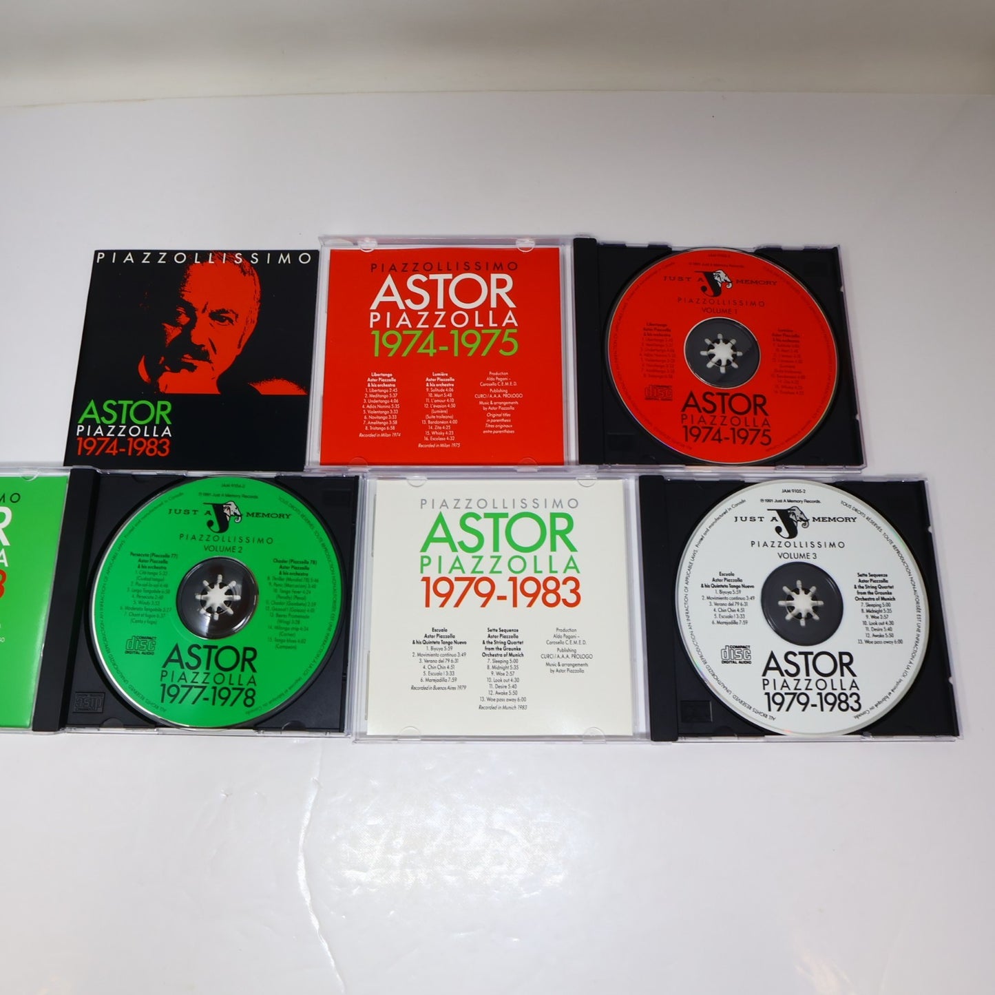 Astor Piazzolla 5 CDs Lot The Last Masterpieces/Piazzollissimo 1974-1983 Latin