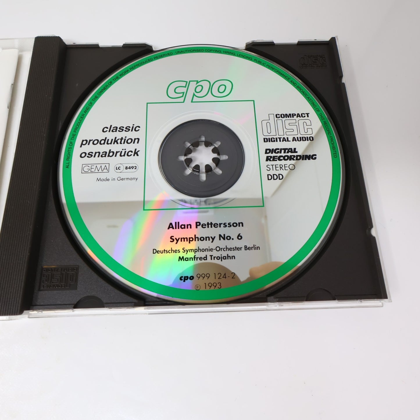 Allan Pettersson 3 CDs Lot Trojahn/Comissiona/Blomstedt Symphony #6 14