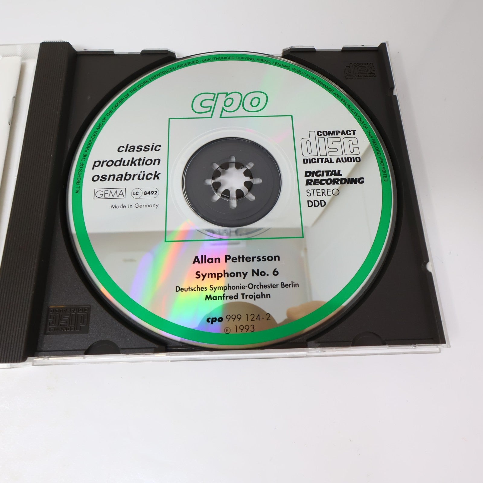 Allan Pettersson 3 CDs Lot Trojahn/Comissiona/Blomstedt Symphony #6 14