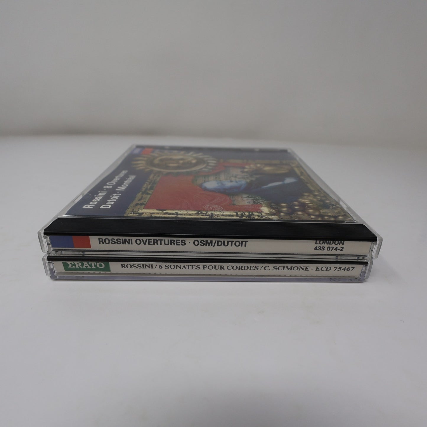 Rossini 2 CD Lot 8 Overtures/6 Sonate a Quattro Charles Dutoit/Claudio Scimone