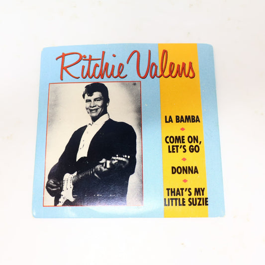 Lil' Bit of Gold CD Ritchie Valens Rhino 1988 La Bamba 3" Disc Rock 80s