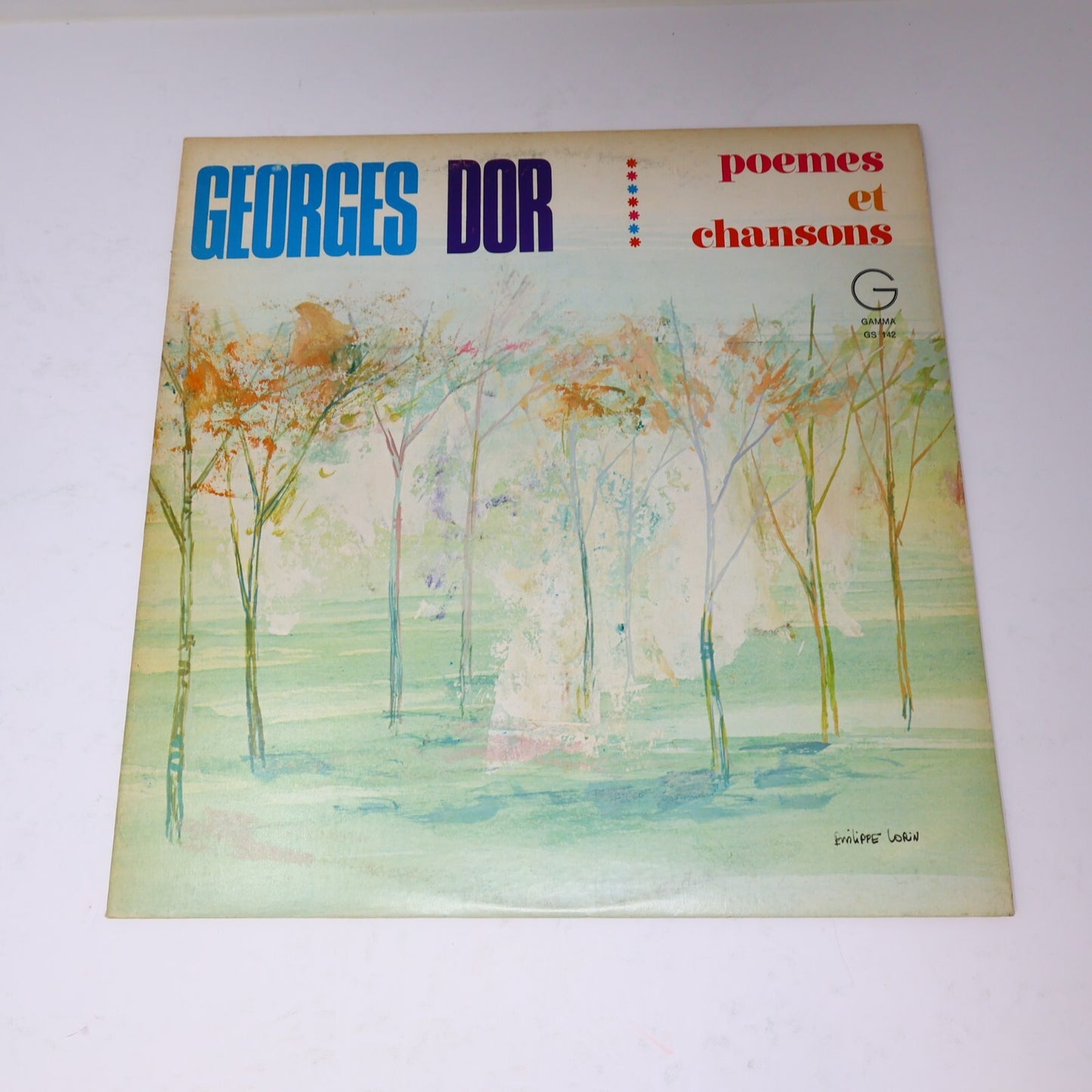 Georges Dor Lot 2 Disques LP Record Vinyl Au Ralenti/Poèmes Et Chansons 1970s